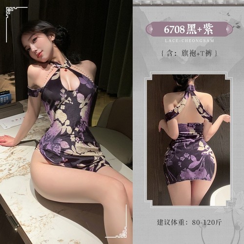 Sexy lace cheongsam - sexy,